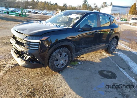 2025 Nissan Kicks S Intelligent Awd из США, поврежденный, VIN 3N8AP6BB4SL324712